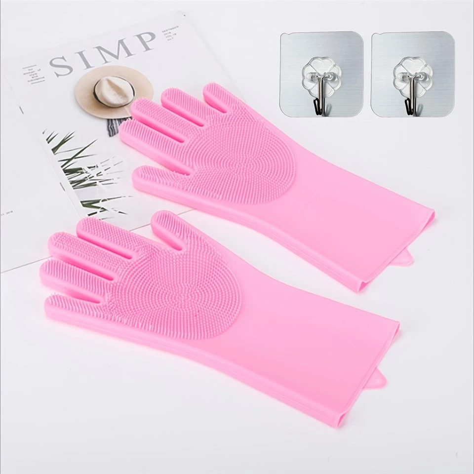 2 Pairs Of Dishwashing Gloves factory